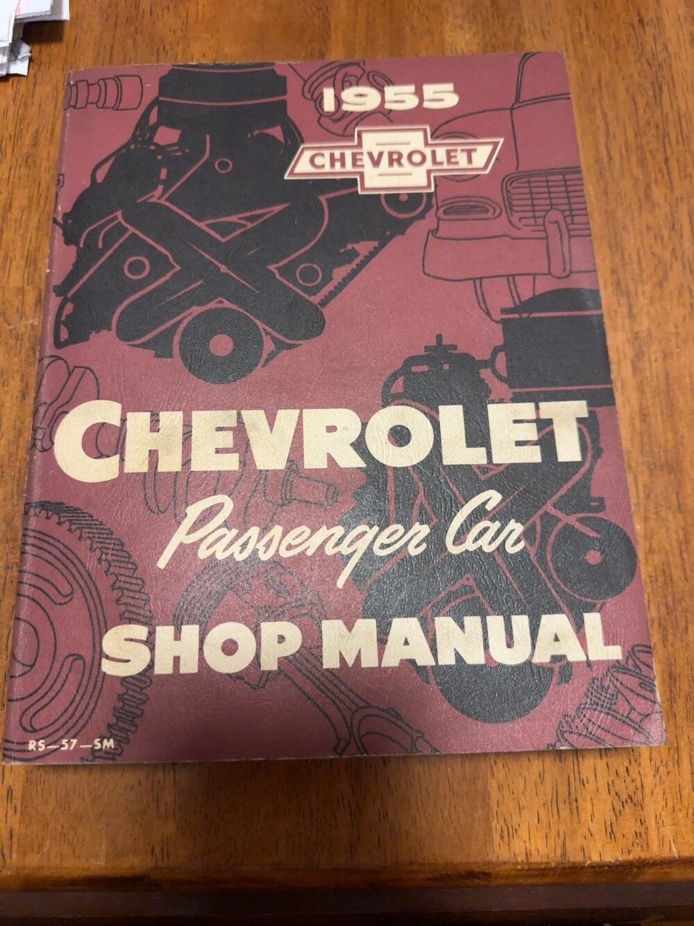 1955 Chevrolet Passenger Car Shop Manual Original GM Service Repair OEM Tri Five